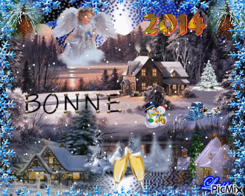 Bonne Année 2014 ♥♥♥ - Ücretsiz animasyonlu GIF
