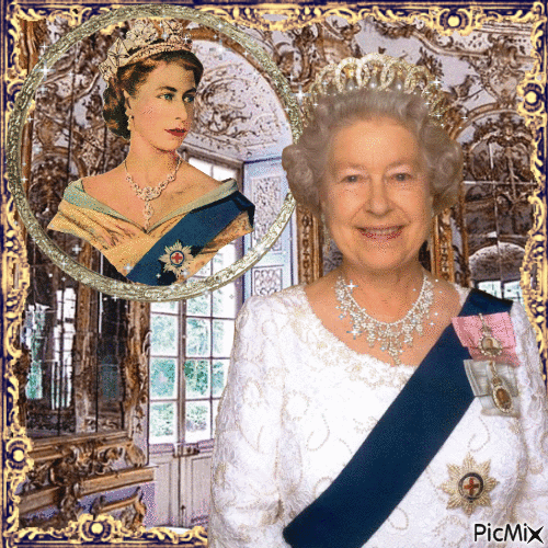 Elisabeth II Platinum Jubilee - Bezmaksas animēts GIF