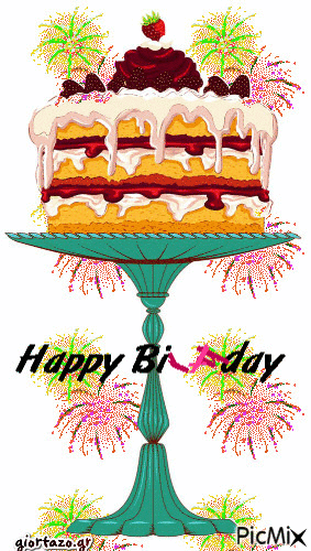 happy birthday - Gratis animerad GIF