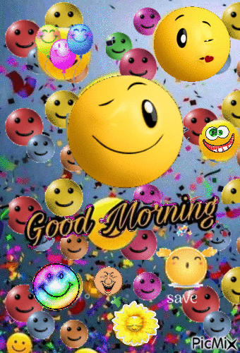 GOOD MORNING - Zdarma animovaný GIF