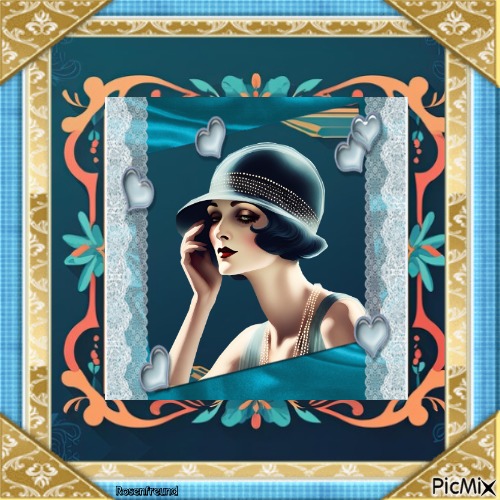Woman 1920 Flapper - zdarma png