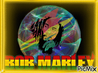 Bob Marley - Could You Be Loved - Бесплатный анимированный гифка