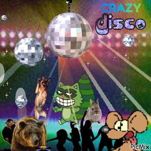 Crazy Disco - Gratis animerad GIF