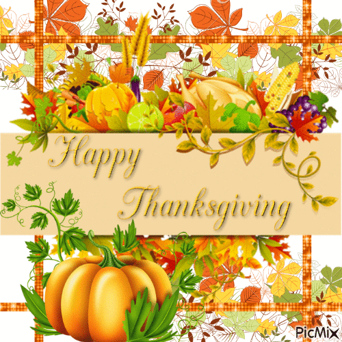Happy Thanksgiving - Gratis geanimeerde GIF