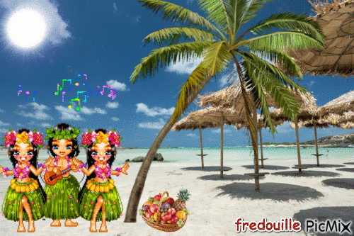 plage - GIF animado gratis
