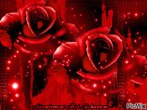 Les Roses de l'Amour ... - GIF เคลื่อนไหวฟรี
