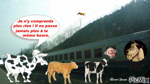 Le train - Бесплатни анимирани ГИФ