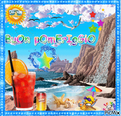 buon pomeriggio - Бесплатный анимированный гифка
