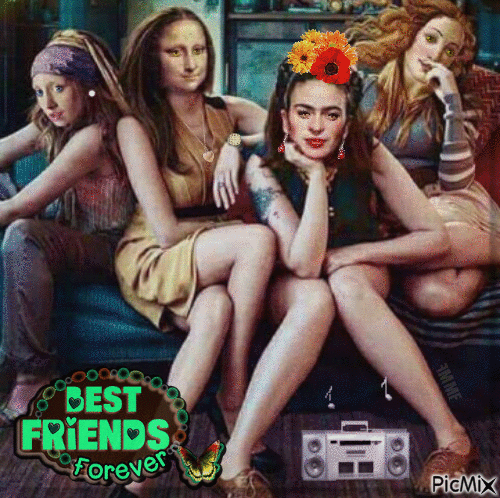 Best Friends 4 ever - GIF animé gratuit