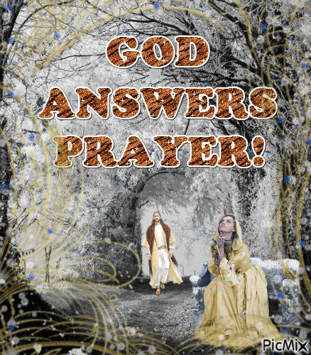 God answers Prayer! - Zdarma animovaný GIF