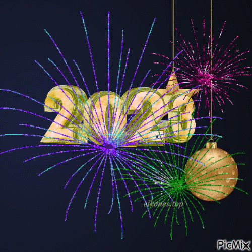 Happy New Year 2023 - GIF animé gratuit