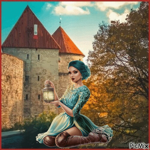 Herbst, automne, autumn - Gratis animerad GIF