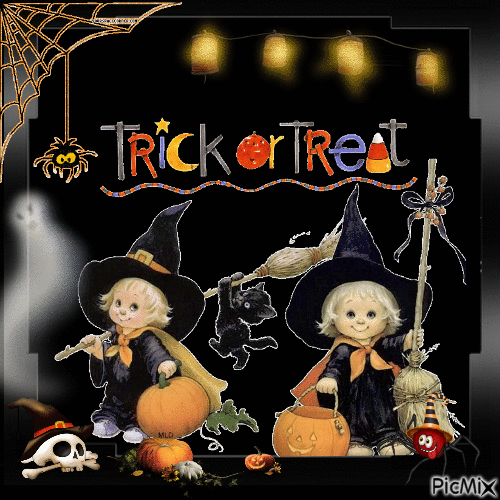 Trick or treat - Free animated GIF