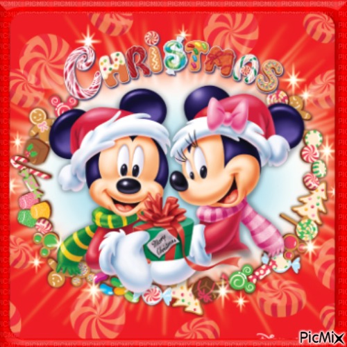Joyeux Noël avec Mickey - gratis png