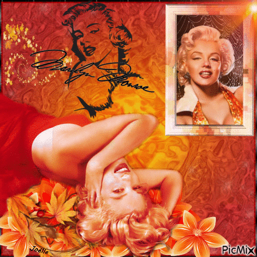 Marilyn Monroe ! - Darmowy animowany GIF