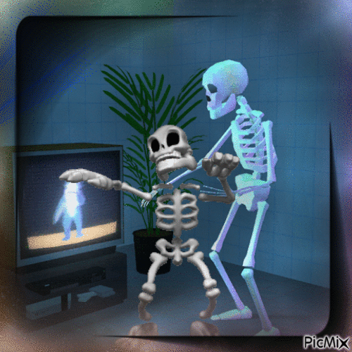 Skelette - Gratis animeret GIF