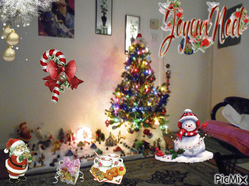 Joyeux Noël - Gratis animerad GIF