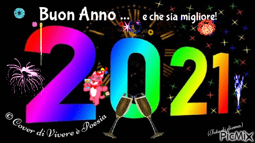Buon Anno 2021 - 無料のアニメーション GIF