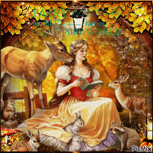 fairy autumn - Besplatni animirani GIF