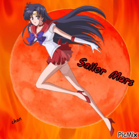 Sailor Mars - Gratis geanimeerde GIF