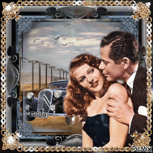 Rita Hayworth & Glenn Ford - Gratis geanimeerde GIF