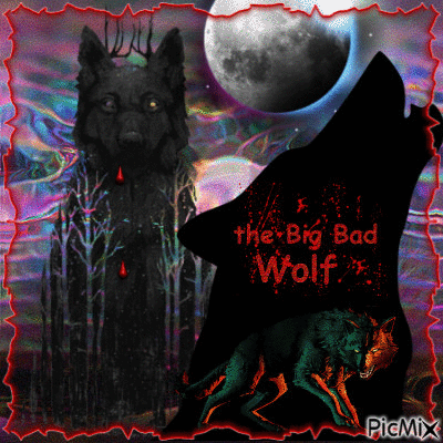 big bad wolf - Bezmaksas animēts GIF