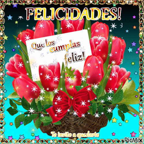 Felicidades - Бесплатный анимированный гифка