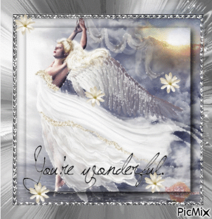 Angel, You are wonderful! - 免费动画 GIF