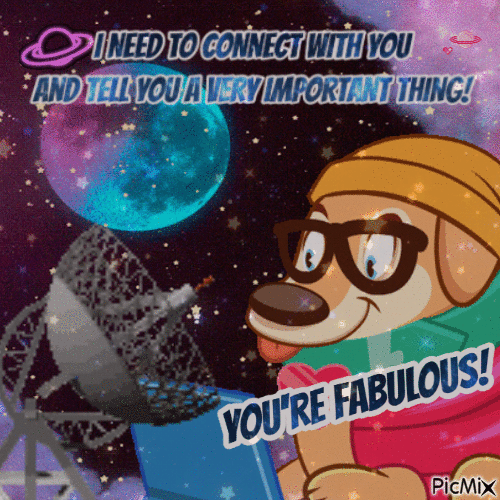 You're fabulous! - Nemokamas animacinis gif