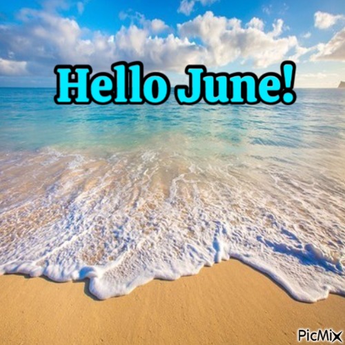 Hello June! - ücretsiz png