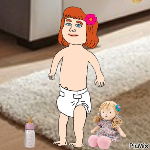 Elizabeth enjoying day with dolly - δωρεάν png
