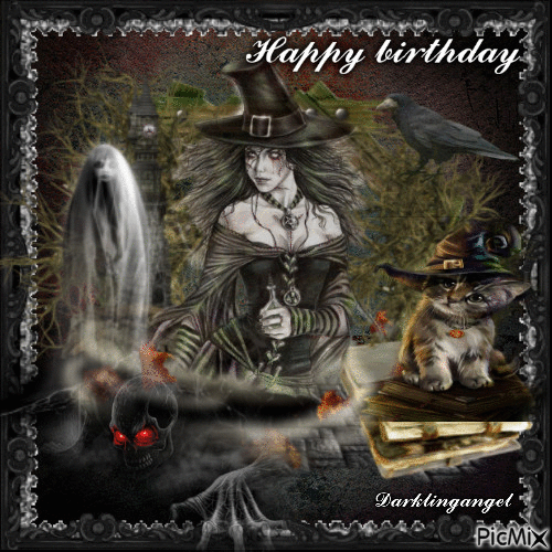 WiTCHy BiRThDAy - Free animated GIF