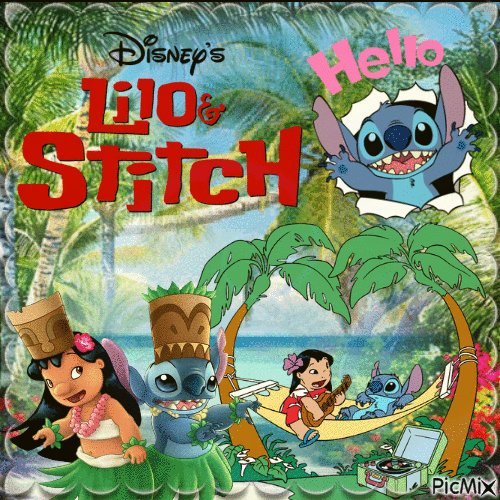 Lilo & stitch - GIF animé gratuit