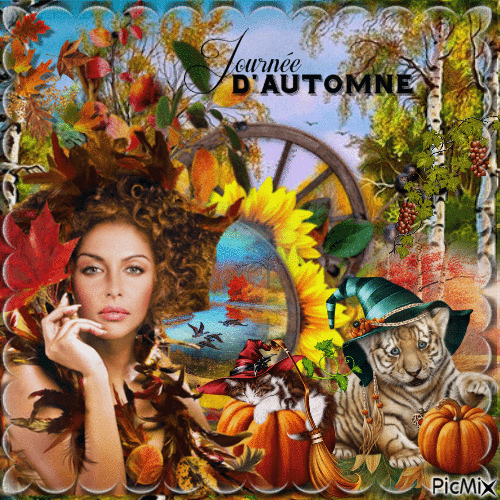 Beauté Automne - Бесплатный анимированный гифка