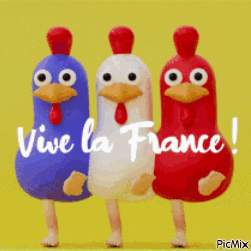 Vive la France - Animovaný GIF zadarmo