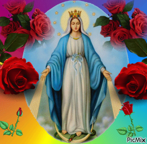 Virgen Inmaculada 01 - GIF animate gratis