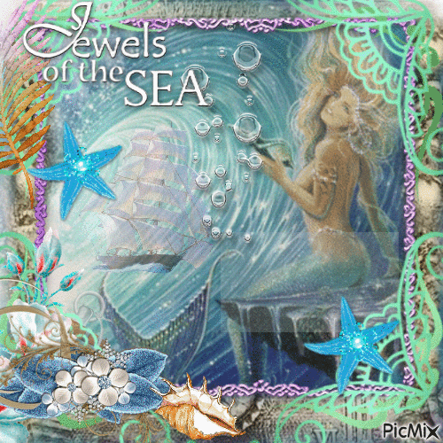 Jewels of the SEA - GIF animé gratuit