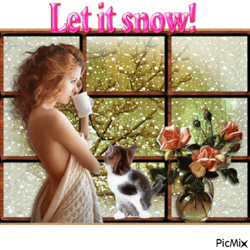 Let It Snow - Gratis animeret GIF