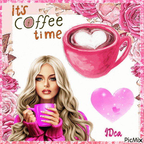 It's Coffee Time - Darmowy animowany GIF