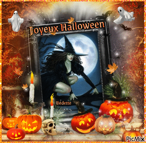 Joyeux Halloween - Бесплатный анимированный гифка