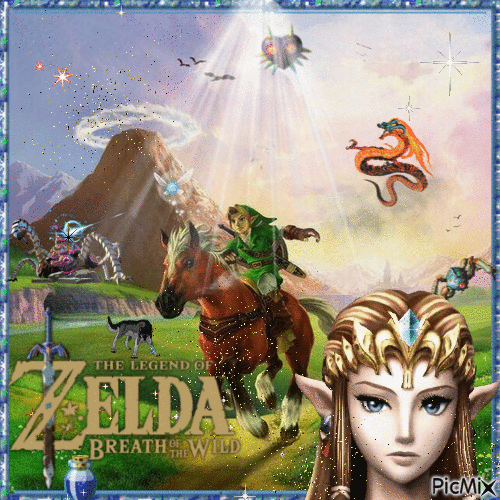 The Legend of Zelda: Breath of the Wild - Бесплатни анимирани ГИФ