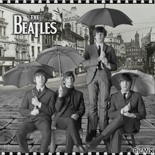 The Beatles - Free animated GIF