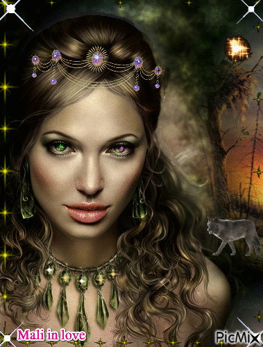 Rainha da Noite em território Selvagem - Ingyenes animált GIF