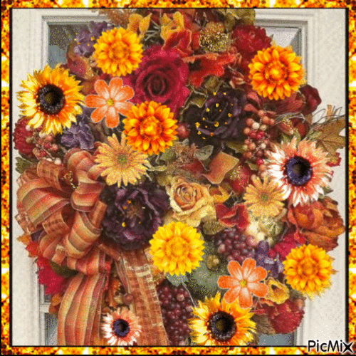 Autumn Bouquet - GIF animado gratis