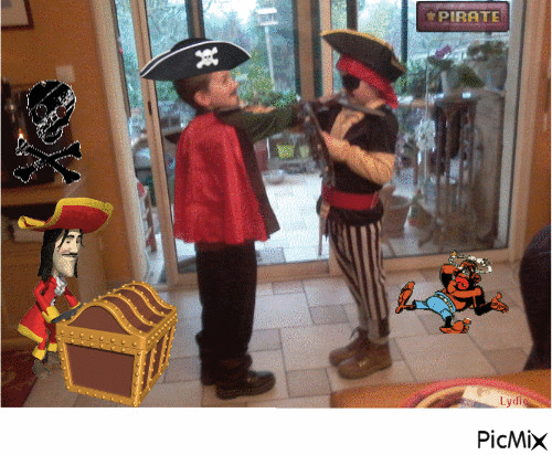 Carnaval pirates - Gratis animerad GIF