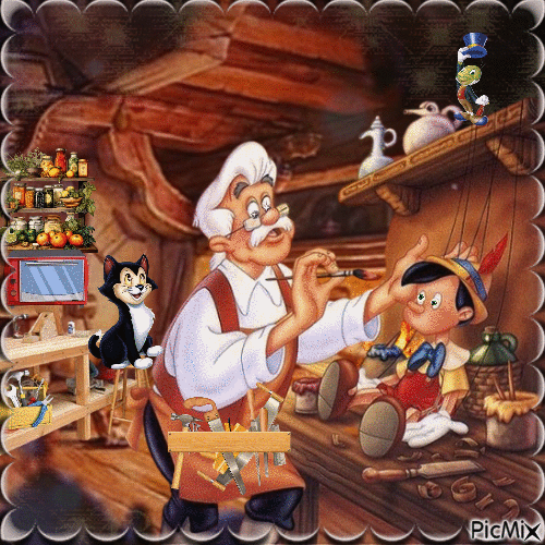 Pinocho - GIF animasi gratis
