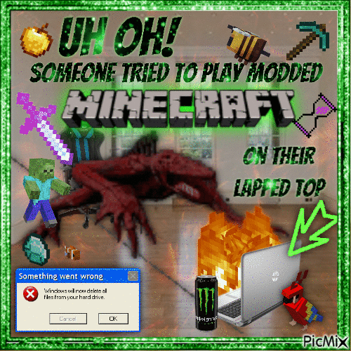 the minecraft experience <3 - Free animated GIF