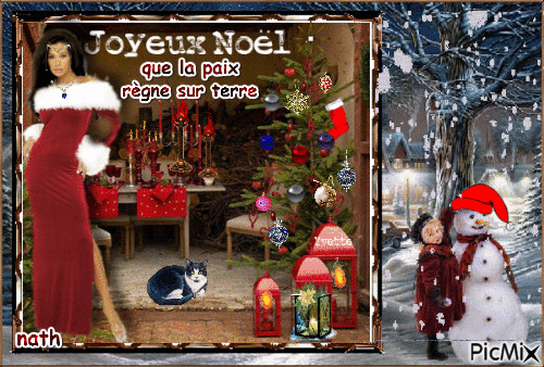joyeux noel - GIF animasi gratis
