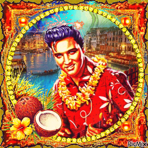 Elvis the King - Darmowy animowany GIF