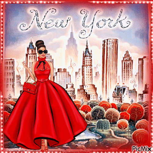 NEW YORK - Besplatni animirani GIF
